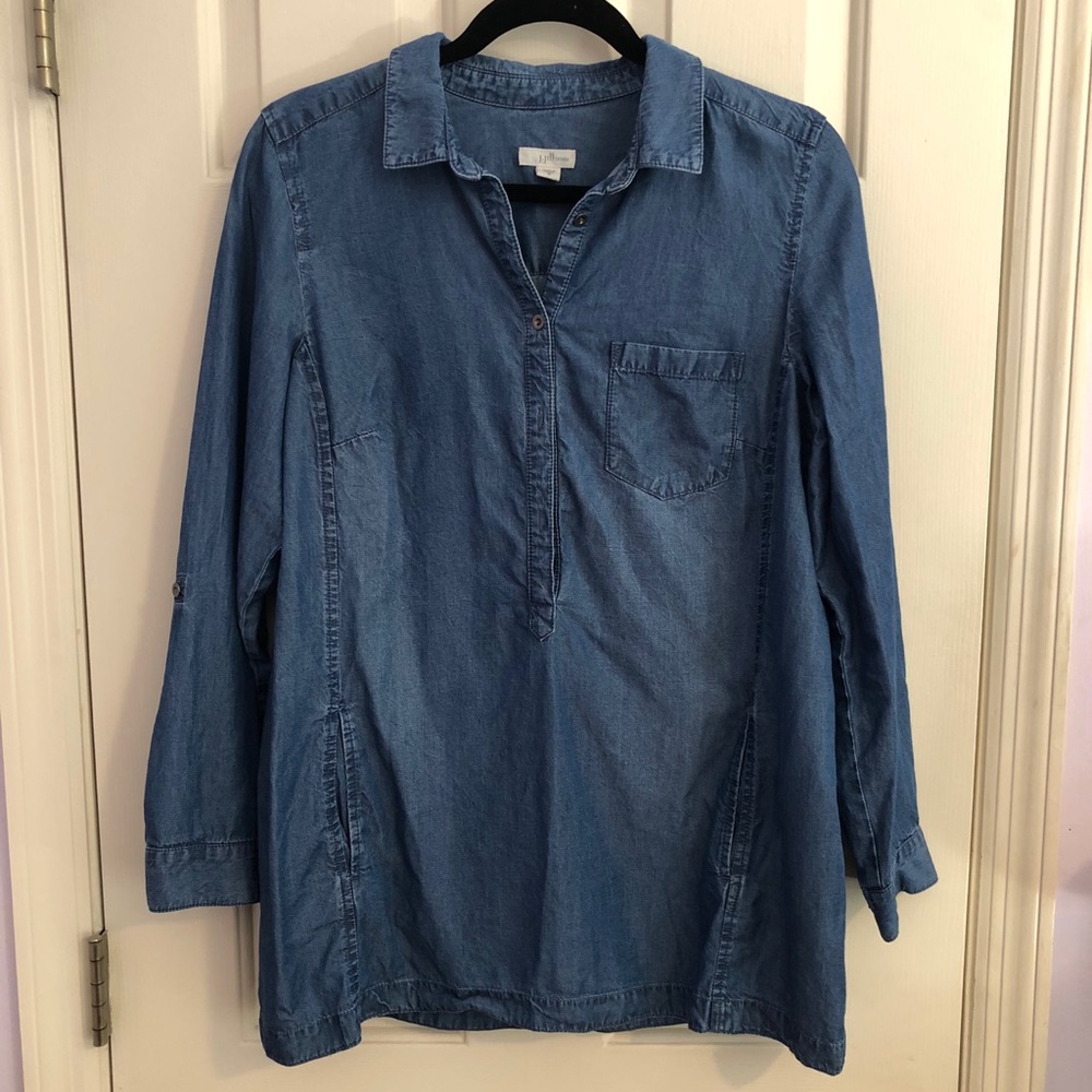 J Jill Denim Chambray Shirt